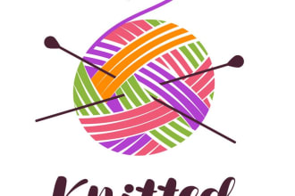 design awesome knitting logo for you in just 12 hours