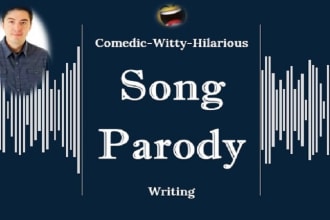 write a jaw dropping song parody