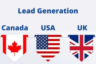 build emails list of the USA, UK and canada companies