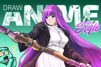 draw anime illustration, sfw, nsfw, vtuber art, oc art