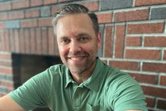 provide an energetic upbeat american voiceover for your podcast intro and outro