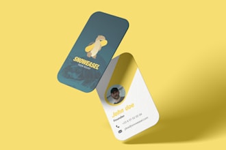 design a fresh, neat business card