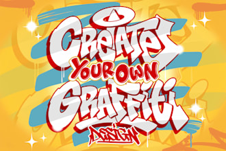 create graffiti simple for your design