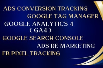 resolve ga4 ads conversion tag manager ad remarketing search console fb pixel