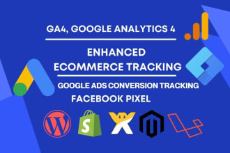setup google analytics 4  ga4 enhanced ecommerce tracking for your website