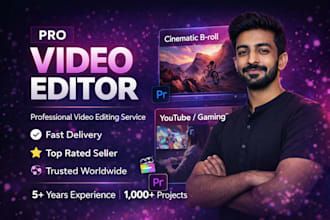 do video editing for youtube, ad, gig, event, any type