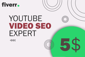 be your youtube video SEO expert