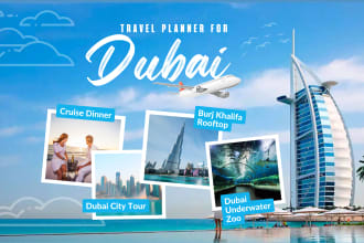 plan your vacation, holiday, or trip itinerary to dubai
