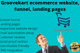 create sales funnel landing page in groove funnel, gohighlevel systeme io
