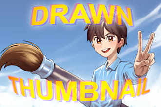 draw professional youtube thumbnail