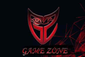 design creative gaming logo, initial, esports for kick