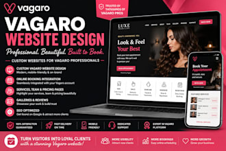 set up vagaro booking, appointments, vagaro website, and website integration