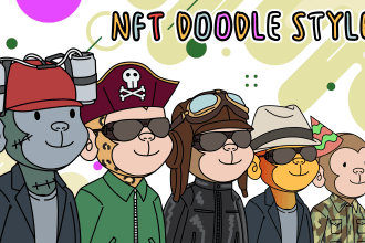 draw funny custom meme coin art for your nft project and website