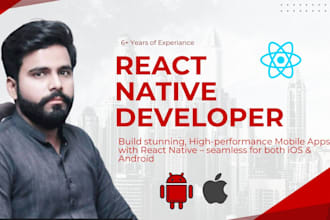 be your react, react native developer