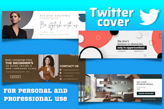 create a facebook header, linkedin banner, and twitter cover