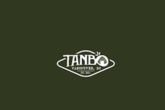 design a hipster logo for a authentic and vegan store in vancouver bc