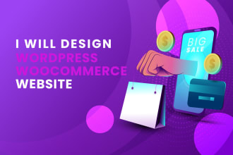 design and develop responsive wordpress woocommerce ecommerce website
