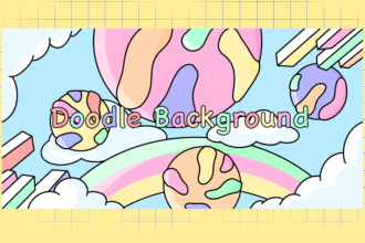 draw background or banner in doodle stlye for nft collection