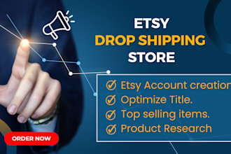 do etsy account creation list products for drop shipping on etsy store