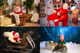 do newborn baby photo retouching and editing