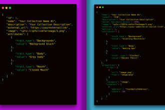 create your nft collection metadata