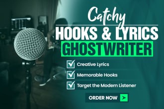 ghostwrite catchy lyrics and hooks for trap, rap, and metal