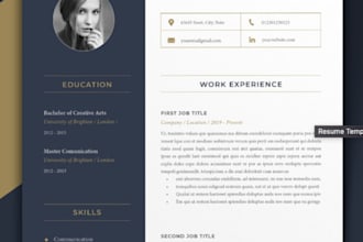write professional resume, cover letter, linkedin optimiz