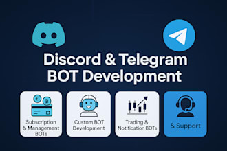 develop a discord bot for your channel and server