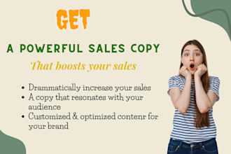 write a highly persuasive sales copy to convert