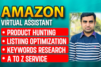 be your amazon virtual assistant, expert amazon fba virtual assistant