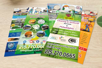 design door hanger for cleaning, washing, plumbing, solar, estate, lawn business