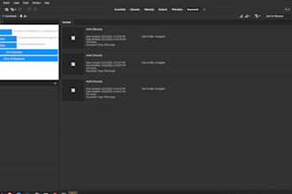 develop script extension to automate adobe bridge