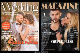 create eye catchy magazine cover within 16 hours