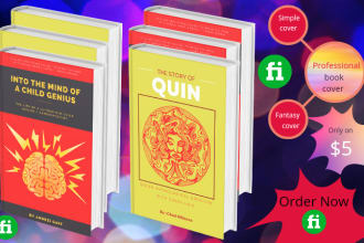 do creative design for book covers, ebook and paperback