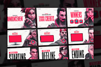design unique esports posters and flyers graphics for gaming events