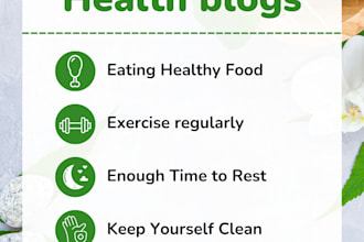 write medical and healthcare articles