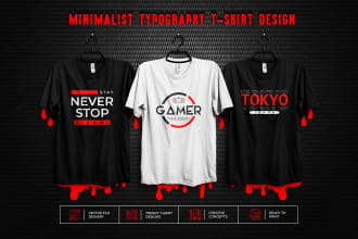 do a simple minimalist typography bulk tshirt design