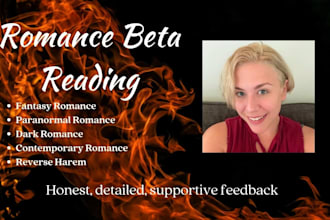 beta read your romance novel