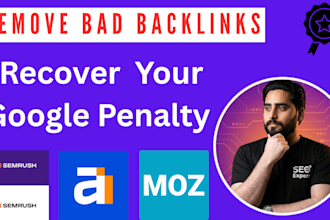 disavow bad backlinks and remove moz spam score and toxic links
