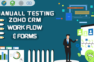 manually test your zoho CRM, workflows, forms, and automation