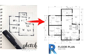 draw, redraw a floor plan