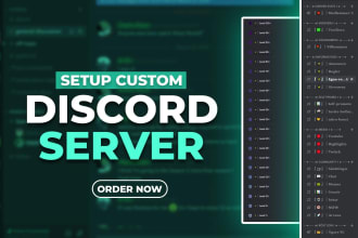 professionally setup your discord server