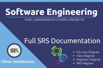do software engineering task and documentation srs uml diagram