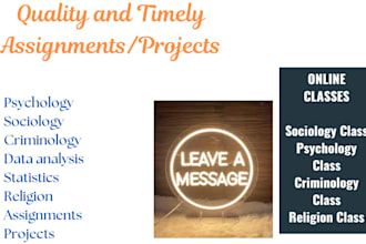 write sociology, psychology, criminology, social work, gender studies, nursing