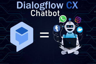 创建一个迪alogflow cx chatbot with voice integration