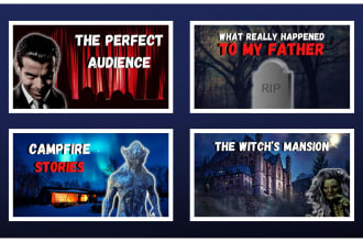 design your horror thumbnails