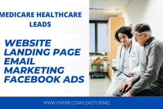 generate medicare leads, medicare website and landing page