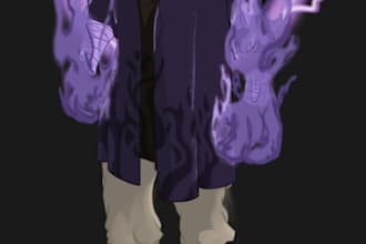 draw any character you like in my digital art style