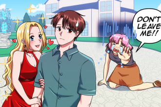 draw anime art thumbnail for your youtube channel