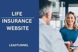 generate life insurance leads, design life insurance website